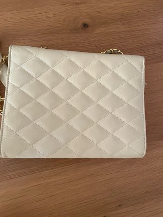 Bolso Jatos Piel Beige Dorado