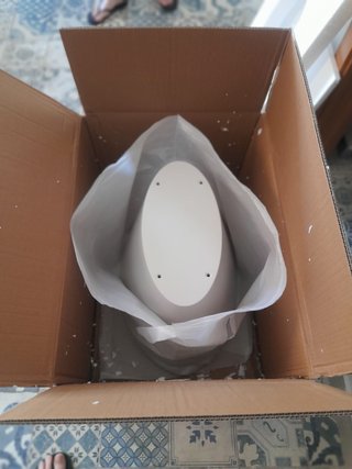 Mesa de centro diseño beige/blanco