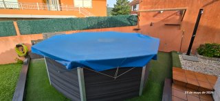 Piscina Gre Composite + Caseta Depuradora + Robot