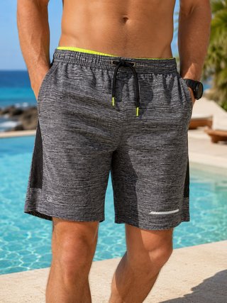Pantalón corto deportivo Kalenji Running Gris / M