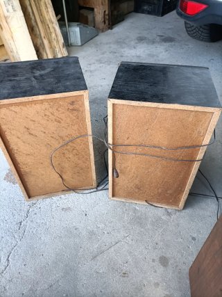 Casse acustiche altoparlante vintage Geloso radio