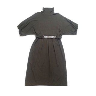 Marc Cain / Vestido de punto marrón oscuro XL
