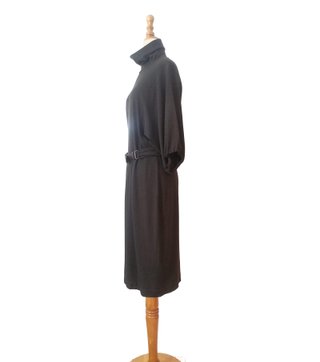 Marc Cain / Vestido de punto marrón oscuro XL