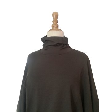 Marc Cain / Vestido de punto marrón oscuro XL