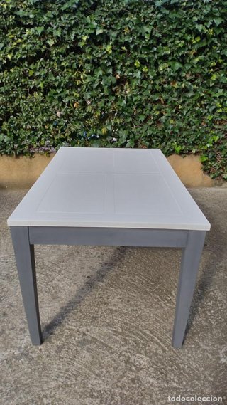Gran Mesa de comedor maciza Vintage restaurada