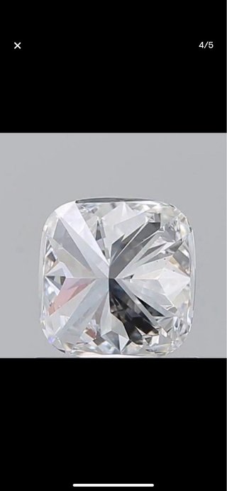 Diamante Natural GIA 1.01ct Cushion Cut F VS1