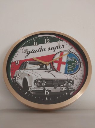 Relógio de Parede Alfa Romeo Giulia Super
