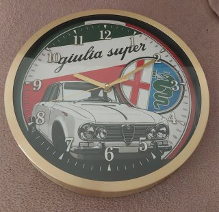 Relógio de Parede Alfa Romeo Giulia Super
