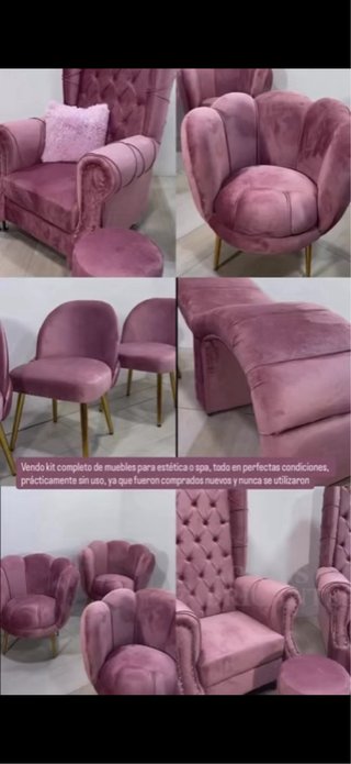 Muebles para estética/spa (rosa)