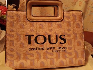 Bolso Tous Beige y Morado