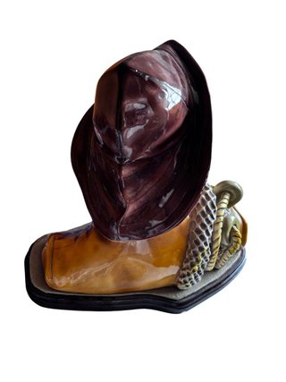 Busto Pescador Antiguo Cerámica