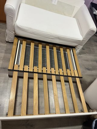 Divano letto a 2 posti bianco Ikea