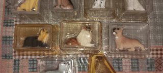 Set Cagnolini Resina Miniatura