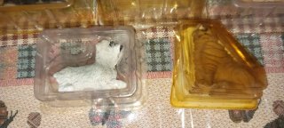 Set Cagnolini Resina Miniatura