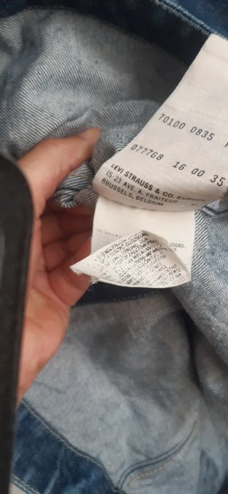 Giubbino jeans Levi's vintage taglia M vintage