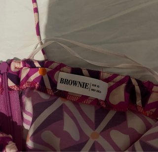 Vestido estampado Brownie talla XS