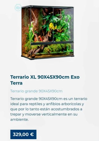 Terrario Exo Terra Paludarium 90x45x90 Seminuevo