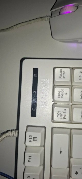 Teclado y Ratón Gaming RGB Blanco