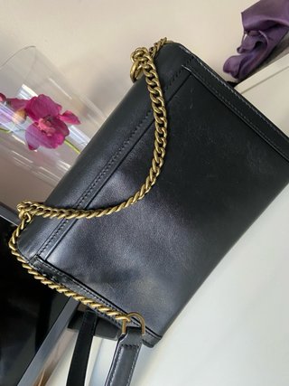Bolso Michael Kors Negro Tachuelas Cadena Dorada