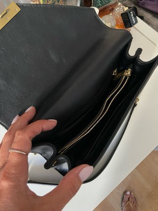 Bolso Michael Kors Negro Tachuelas Cadena Dorada