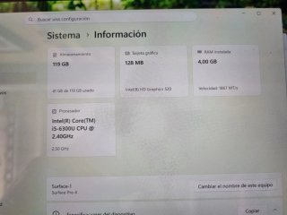 Microsoft Surface Pro 4 Plata