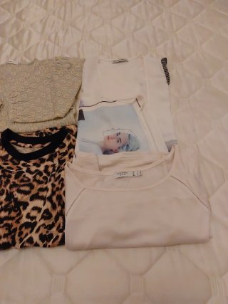 Lote de 5 prendas de ropa mujer t.S Top, blusas ca