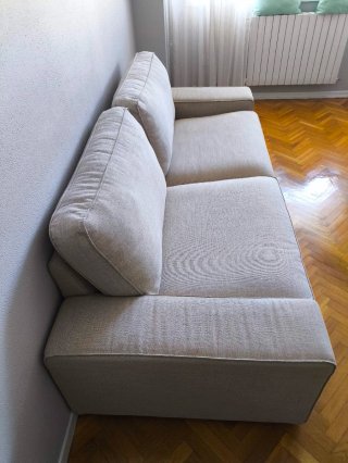 Sofá 3 plazas Ikea beige tela