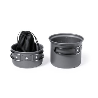 Set Menaje Camping Aluminio