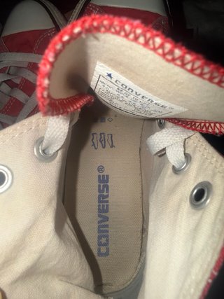 Converse Botas Rojas