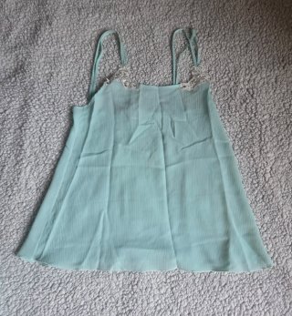 Pijama verano verde agua