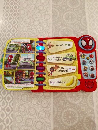 Libro interactivo "Aprende a leer con Spidey"