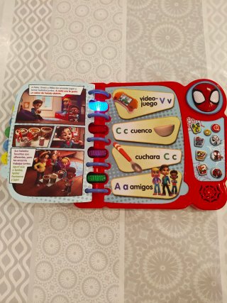 Libro interactivo "Aprende a leer con Spidey"