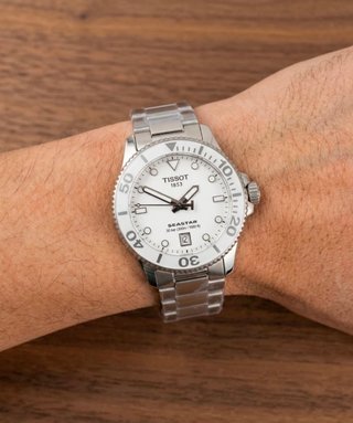 Tissot Seastar 1000 Quartz 36mm Blanco