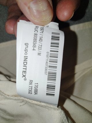 Chaleco Zara sin mangas cremallera beige Talla M