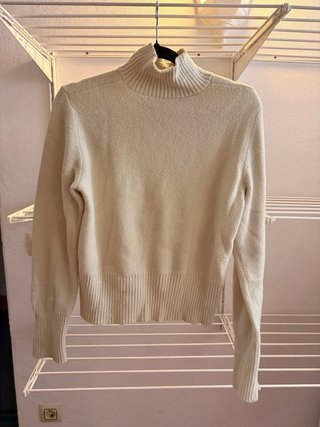 Jersey ZARA cuello alto amarillo claro Talla XL