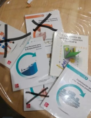 Lote libros 2 ° grado medio administración