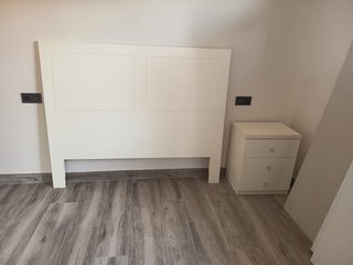 Cabecero de cama 1,50m madera robusta