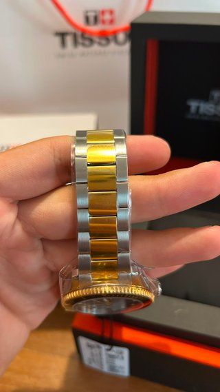 Tissot Seastar 40mm Bicolor Oro Rosa Negro