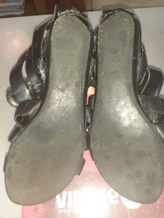 Sandalias Vintage Mujer Negras
