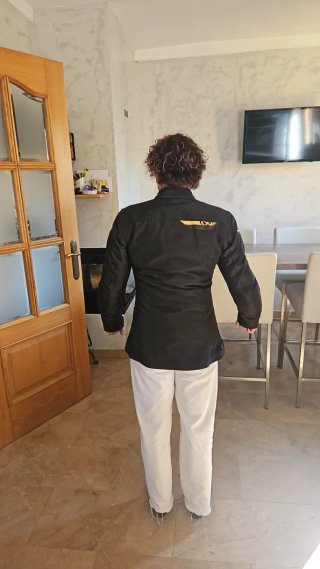 Chaqueta Moto IXON Slash Lady Mujer Negra