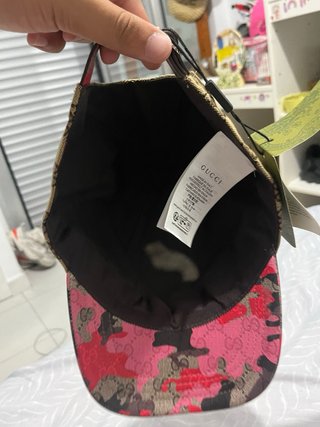 Gorra Gucci Beige y Rosa