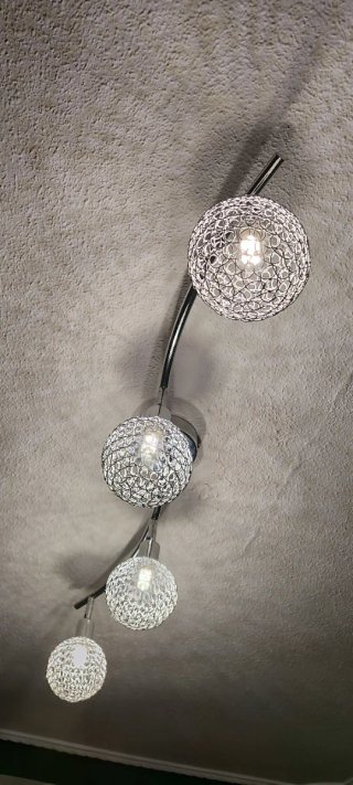 Lámpara de salón colgante cristal