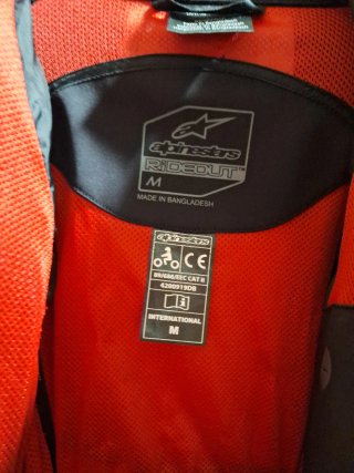 Chaqueta protectora moto Alpinestars MM93