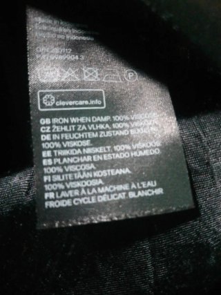 Falda H&M negra