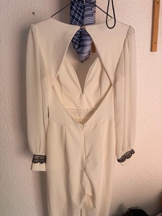 Mono blanco largo mujer