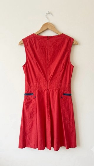 Vestido Adolfo Domínguez Rojo Talla S