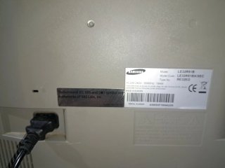 Televisor Samsung gris