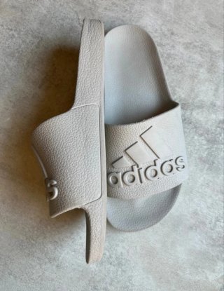 Chanclas Adidas Unisex Beige/Gris