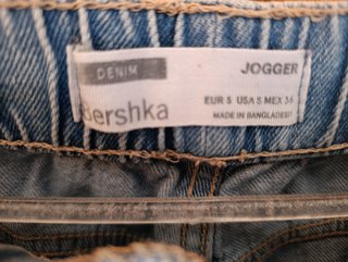 Pantalón vaquero jogger Bershka