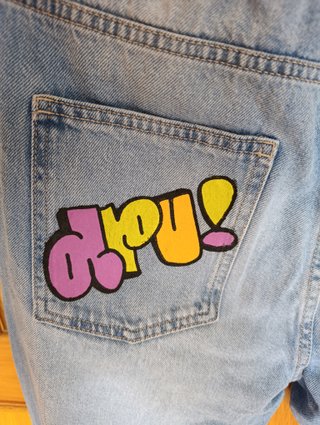 Pantalón vaquero jogger Bershka